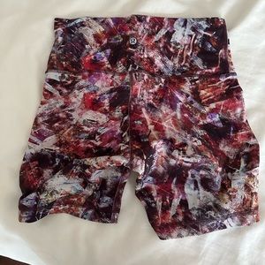 Lululemon wunder train biker shorts 6”